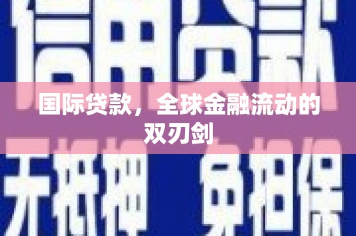阿拉善左旗国际贷款，全球金融流动的双刃剑