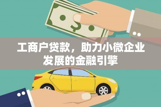 阿拉善左旗工商户贷款，助力小微企业发展的金融引擎