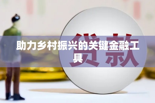 阿拉善左旗助力乡村振兴的关键金融工具