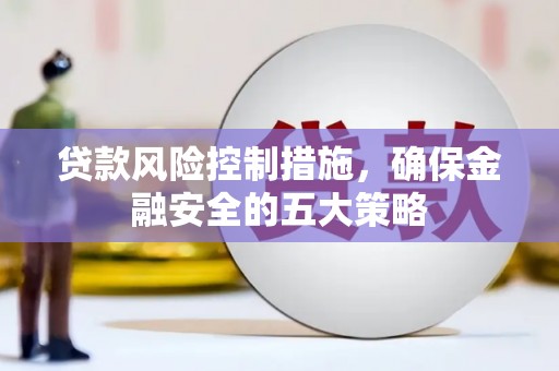 阿拉善左旗贷款风险控制措施，确保金融安全的五大策略