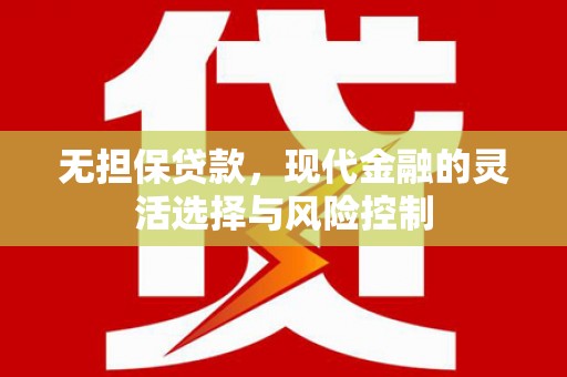 阿拉善左旗无担保贷款，现代金融的灵活选择与风险控制