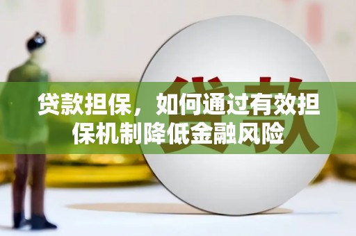 阿拉善左旗贷款担保，如何通过有效担保机制降低金融风险