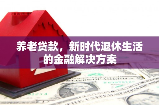 阿拉善左旗养老贷款，新时代退休生活的金融解决方案