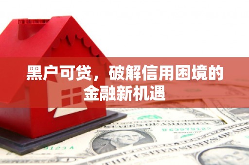 阿拉善左旗黑户可贷，破解信用困境的金融新机遇