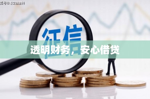 阿拉善左旗透明财务，安心借贷