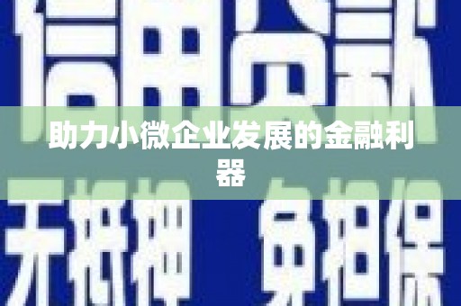 阿拉善左旗助力小微企业发展的金融利器