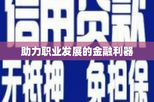 阿拉善左旗助力职业发展的金融利器
