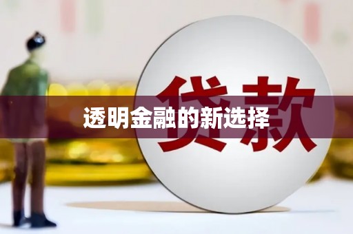 阿拉善左旗透明金融的新选择